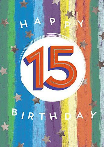 Picture of 15TH BIRTHDAY CARD